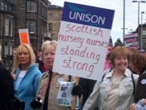 nursery nurses lobby COSLA