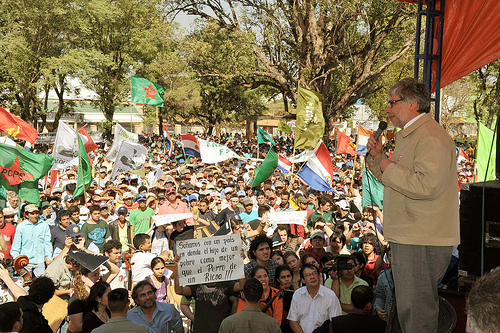 Fernando Lugo en Coronel Oviedo