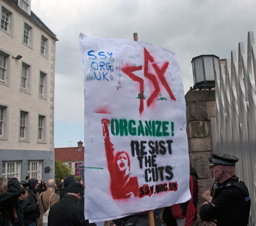 SSY placard