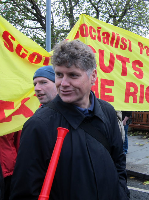 Colin Fox, joint convener of the Scottish Socialist Party