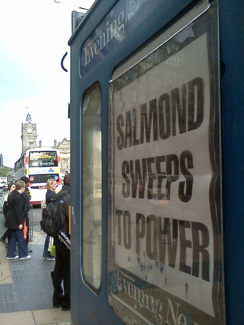 Scottish elections billboard