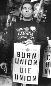 Canadian Auto-Workers Union member