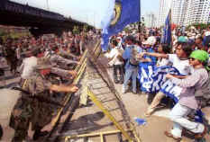 Demo in Jakarta, Indonesia