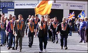 Orange Lodge Marchers
